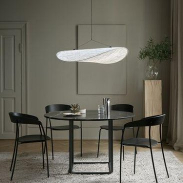 LED stropna visilica D600*H150mm dupont papir 3000K- bijela