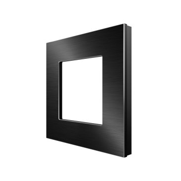 Aluminijski okvir za utičnicu - crna