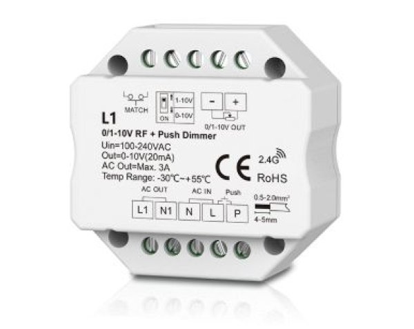 LED kontroler RF+ push dimm  L1