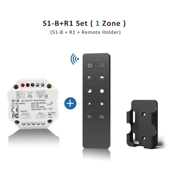 Kontroler 220V Triac RF R1+S1-B-TRIAC