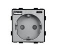 Modul / EU utičnica 16A sa USB A+C 3.1A 20W brzi punjač