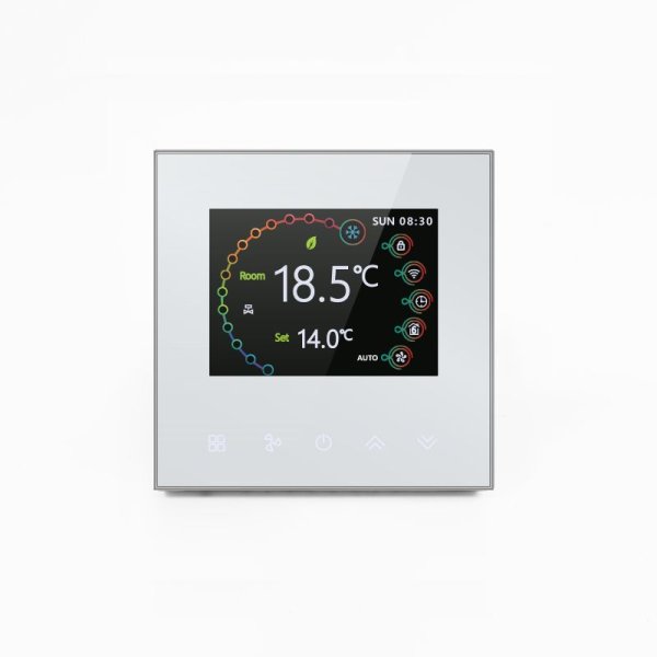 Programabilni digitalni termostat - električni sustav (bijela)