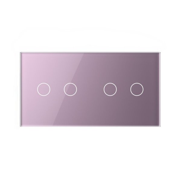 2 Tipke & 2 Tipke Stakleni panel – ružičasta