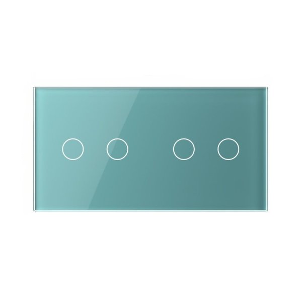 2 Tipke & 2 Tipke Stakleni panel – zelena