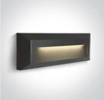 LED stubišna nadgradna led lampa Snaga 4W - crna