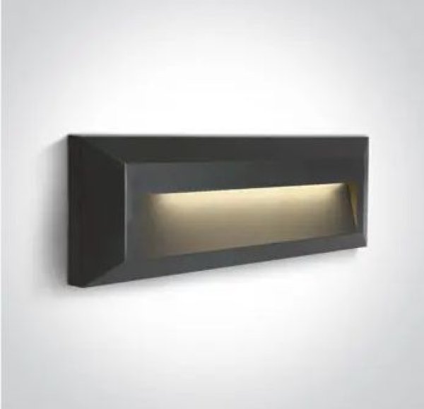LED stubišna nadgradna led lampa Snaga 4W - crna