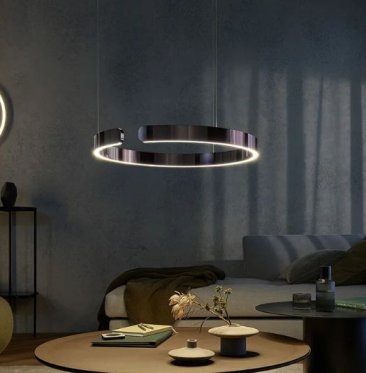 LED stropna visilica RING dimabilna +smart switch fi600*11 80W 3000K