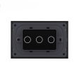 US 3 Tipke Stakleni panel - crni