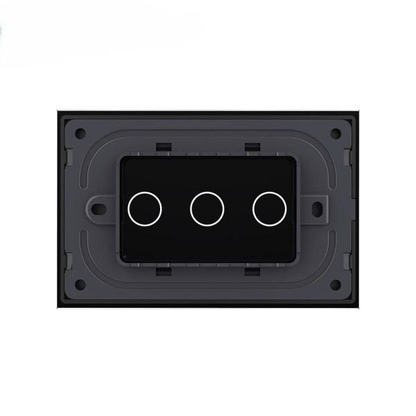 US 3 Tipke Stakleni panel - crni