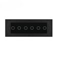 Stakleni Panel 7M 2 Tipke & 2 Tipke & 2 Tipke - crni