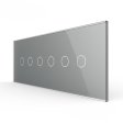 Stakleni Panel 7M 2 Tipke & 2 Tipke & 2 Tipke - sivi