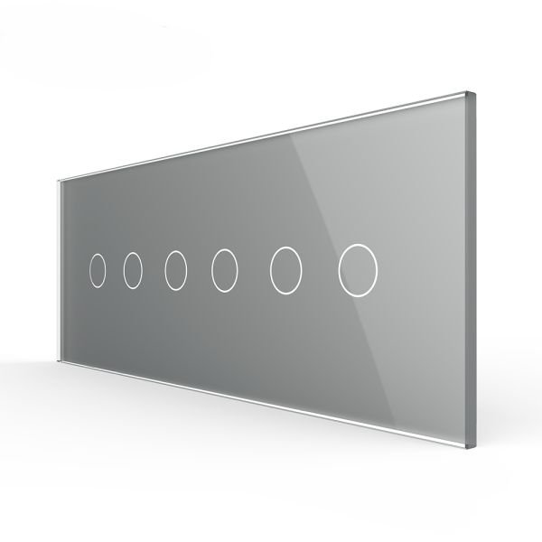 Stakleni Panel 7M 2 Tipke & 2 Tipke & 2 Tipke - sivi