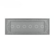 Stakleni Panel 7M 2 Tipke & 2 Tipke & 2 Tipke - sivi