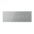 Stakleni Panel 7M 2 Tipke & 2 Tipke & 2 Tipke - sivi