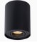LED nadgradna lampa C GU10 80x85mm - crna
