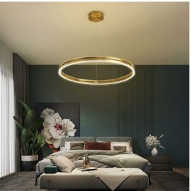 Stropna visilica RING fi900- 3000K- 36W- zlatna