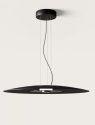 LED stropna visilica D800*H60mm metal+akril 14W 3000K- crno bijela