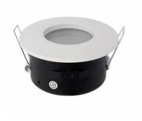 LED spotlight fixture okrugli IP65-crna