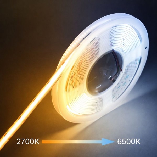 CCT COB LED traka  608D/m