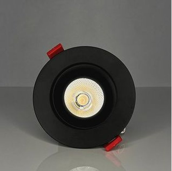 Okrugla ugradbena LED svjetiljka dimabilna Snaga 6W 3000K - bijela