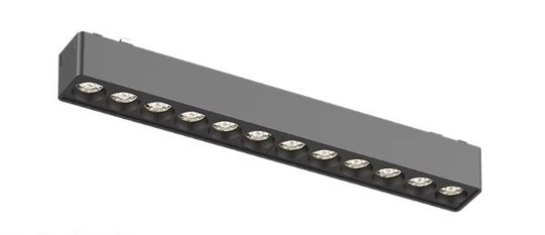 SLIM Led magnetni reflektor-ravni točkasti Snaga 30W- crna