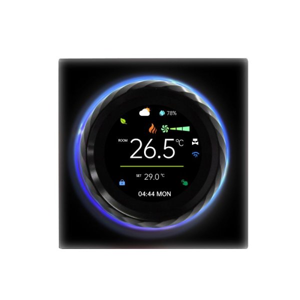 WI-FI digitalni termostat - električni sustav (crna)