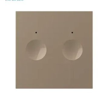 Modul / ZigBee Prekidač rolete/zavjese - zlatna dim. 45mm*45mm