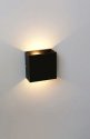 Vanjska zidna lampa Snaga 12W 4000K IP65- crna