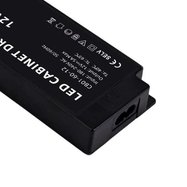 LED cabinet driver 60W 12V 180-240V AC 170*60*20mm