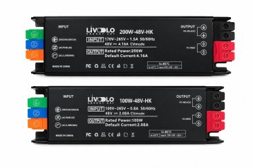 LED napajanje 100W / 200w 48V 180-265V za magnetnu šinu / brza spojka