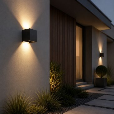 Vanjska zidna lampa Snaga 2x3W 3000K / 4000 K IP65