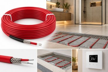 Grijaći oklopljeni kabel dvožilni (640W, 20W/m,d 32,1m) hladni kraj d.5m