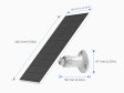 Baterijska WI-FI kamera 2MP sa solarnim panelom - bijela
