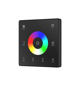 LED RF touch daljinski - crni