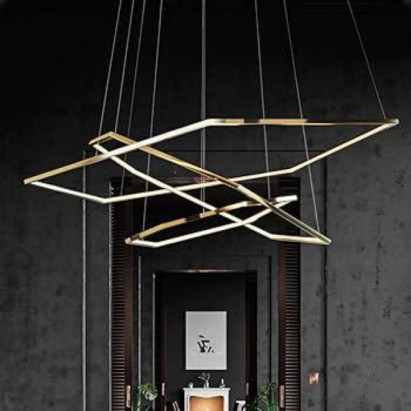 Stropna visilica TITANIUM fi60+80+100 3000K 72W- metal