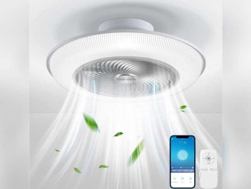 Stropna LED plafonjera sa VENTILATOROM- bijela