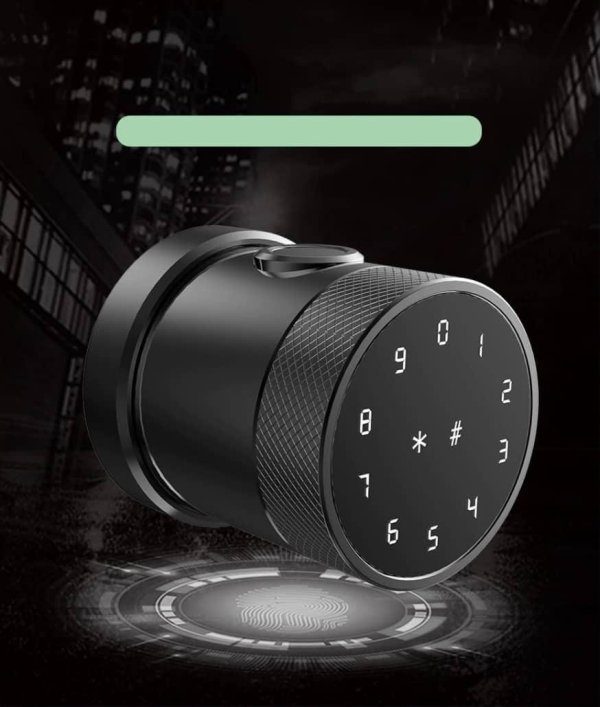 Pamenta brava - Okrugla na otisak prsta crna  PST-LVD-1601-12