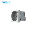 Modul / EU utičnica 16A + USB-C 18W - siva
