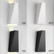 Vanjska zidna lampa Snaga 6W 3000K IP65- crna
