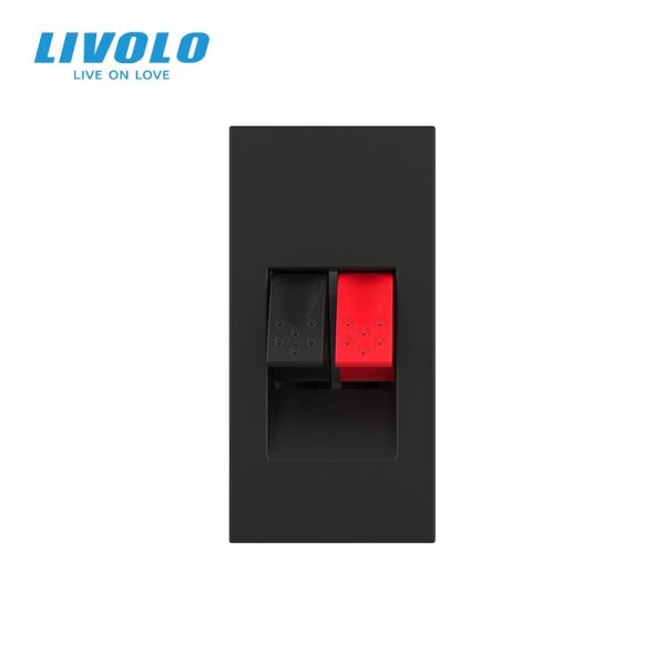Modul / Utičnica audio za zvučnike - crna