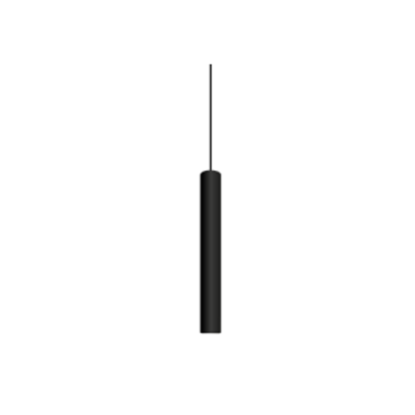 Stropna visilica-tuba Snaga 7W 3000K- crna