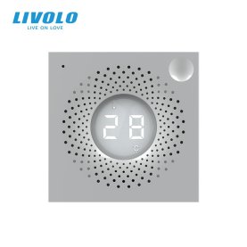 Digitalni osjetnik temperature i vlage Zigbee - sivi