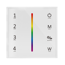 LED RF touch daljinski za dimanje 0-10V - bijeli