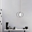 Stropna visilica 19*31cm 3CCT 9W- crna