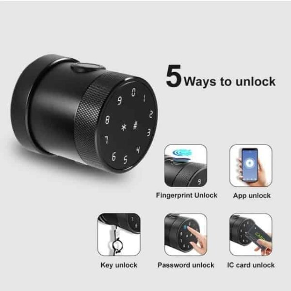 Pamenta brava - Okrugla na otisak prsta crna  PST-LVD-1601-12